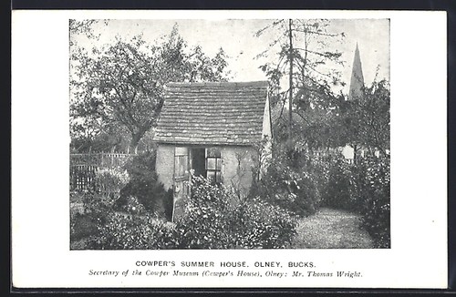 Postcard olney cowpers summer - olney,,