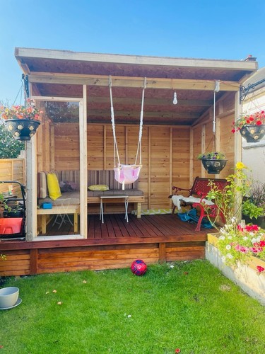 Garden shed summer house used - garden,