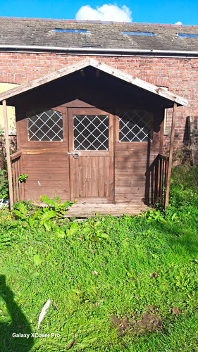 Wooden apex roof summerhouse - wooden,