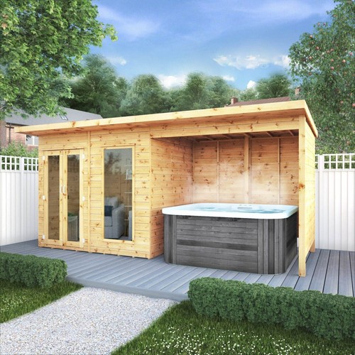 Summerhouse with patio - with,