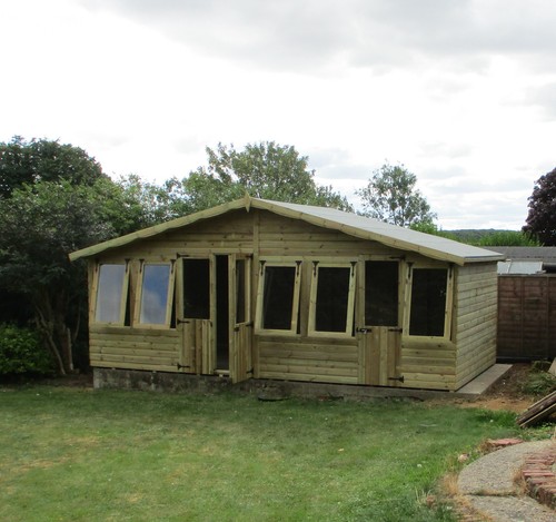 20x10 summer house log - 20x10, t&g
