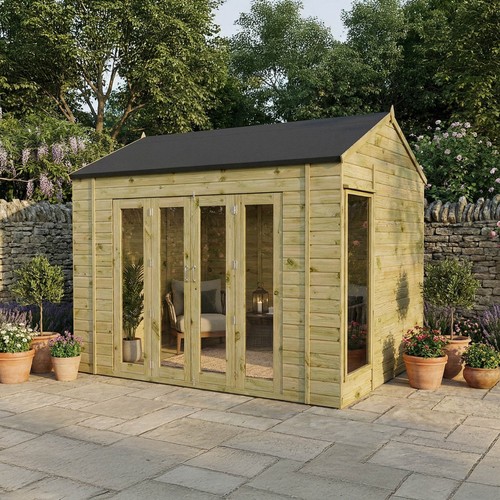 10ft 8ft summerhouse shiplap - x,